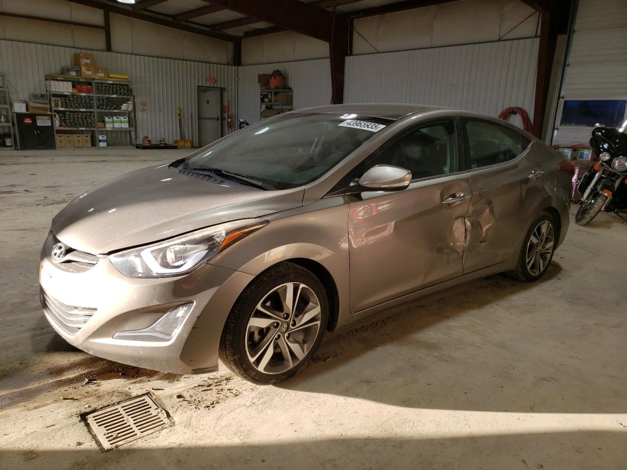 2014 Hyundai Elantra VIN 5NPDH4AE7EH529905