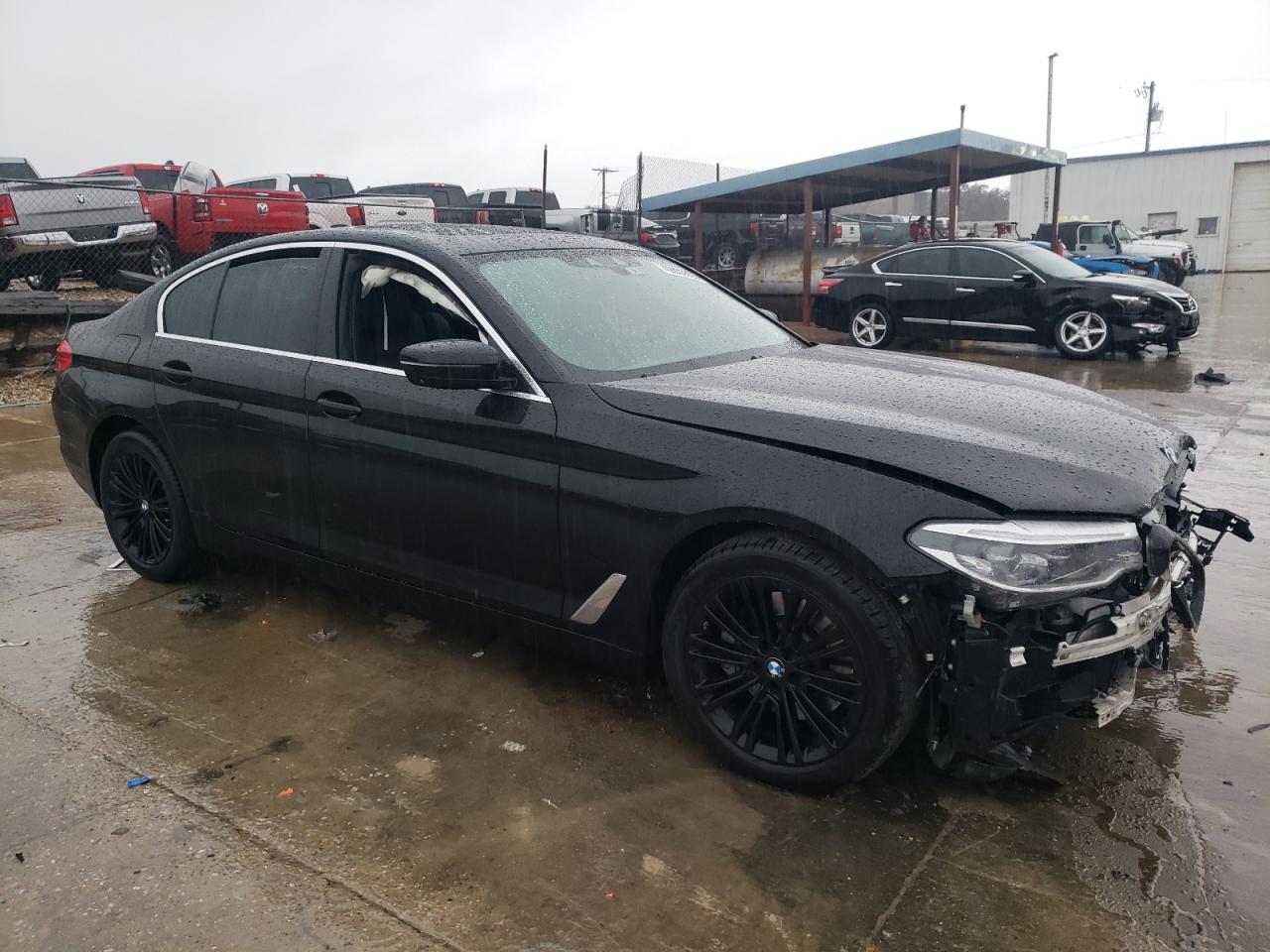 2020 BMW 5er VIN WBAJR3C00LWW78012 Copart auction photo, front end damage thumbnail 4