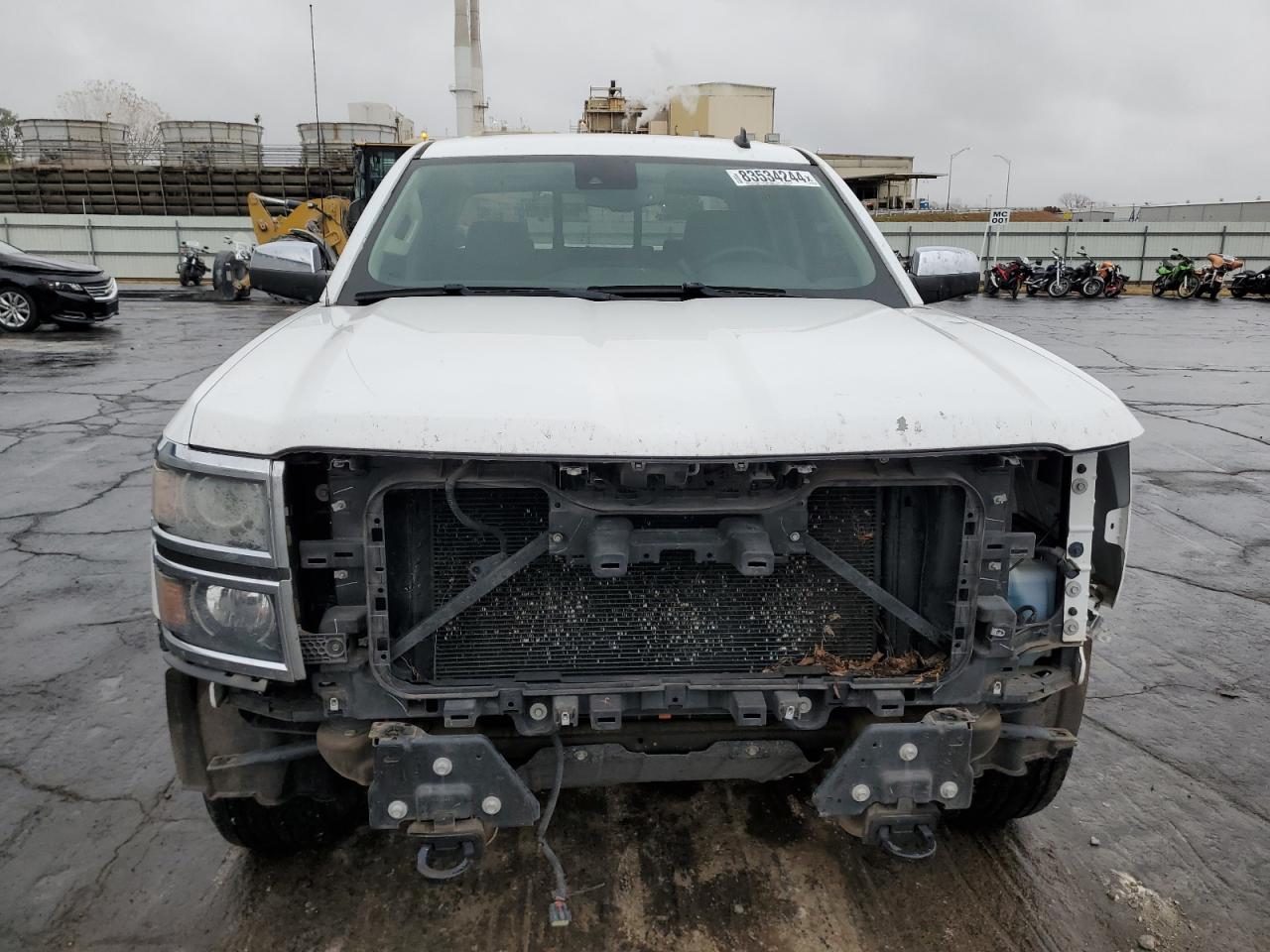 2014 Chevrolet Silverado VIN 3GCUKSEC8EG440769 Copart auction photo, front end damage thumbnail 5