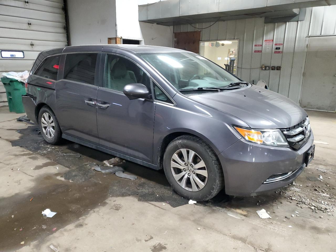 2015 Honda Odyssey VIN 5FNRL5H48FB036998 Copart auction photo, rear end / hail damage thumbnail 4