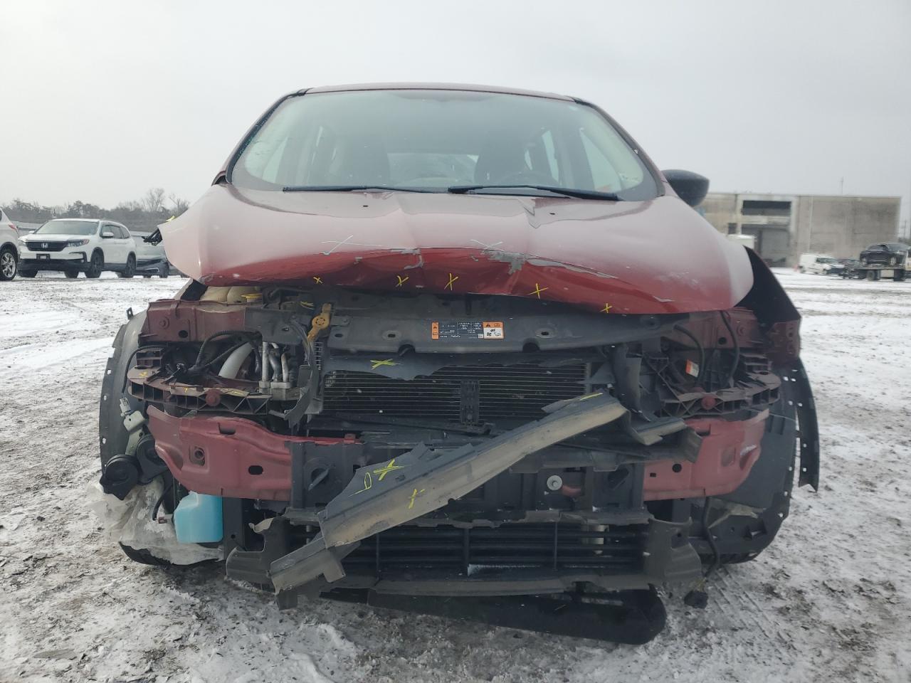 2016 Ford Escape VIN 1FMCU0F77GUB12198 Copart auction photo, front end / minor dent/scratches damage thumbnail 5