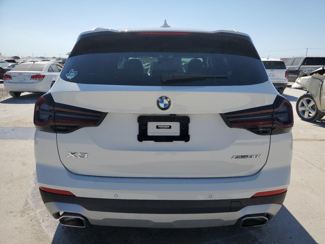 2023 BMW X3 VIN WBX57DP03PN187751 Copart auction photo, front end / minor dent/scratches damage thumbnail 6