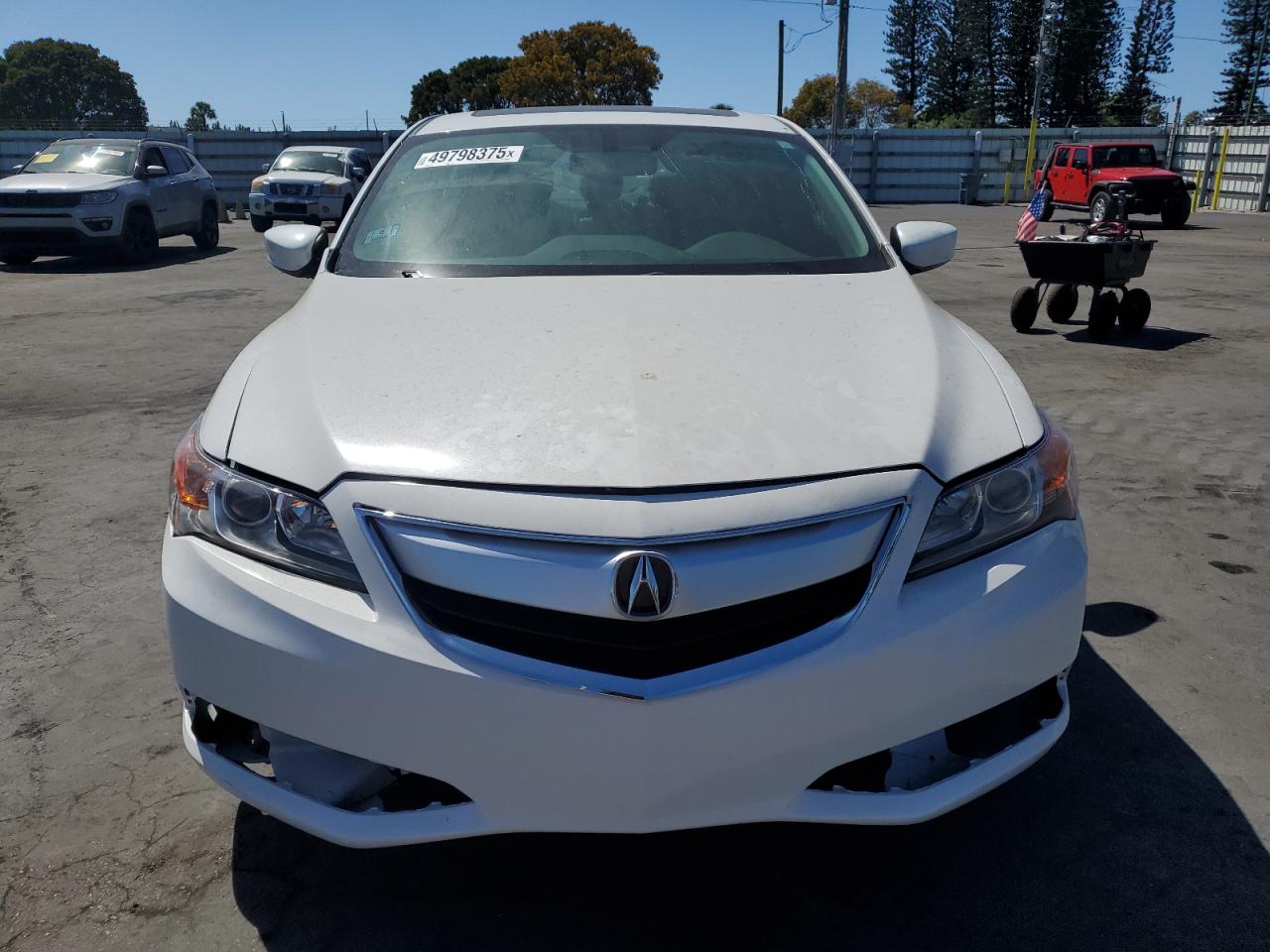 2016 Acura ILX VIN 19UDE2F73GA006402 Copart auction photo, damage history / rear end damage thumbnail 5