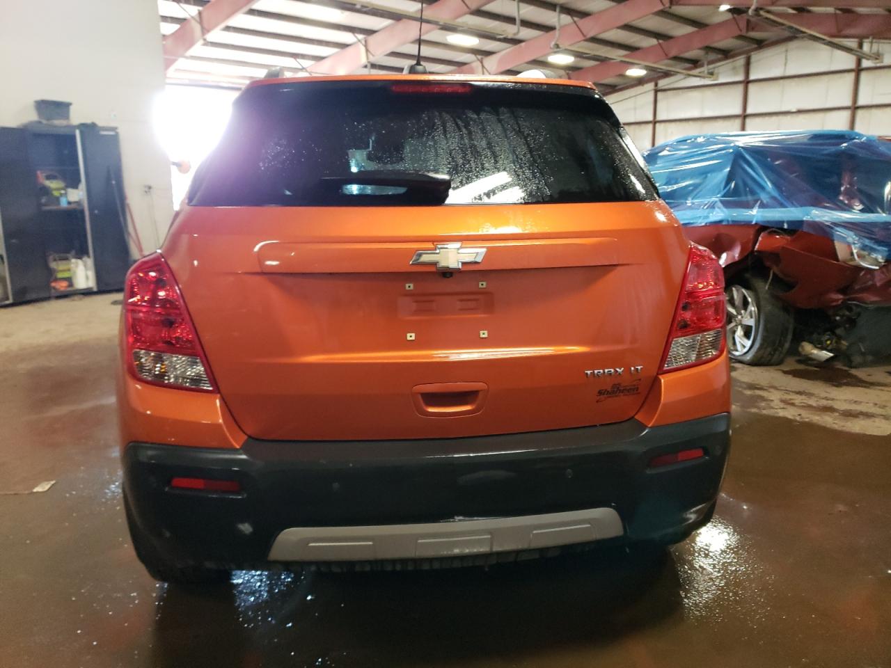 2016 Chevrolet Trax VIN KL7CJLSBXGB663968 Copart auction photo, front end / side damage thumbnail 6