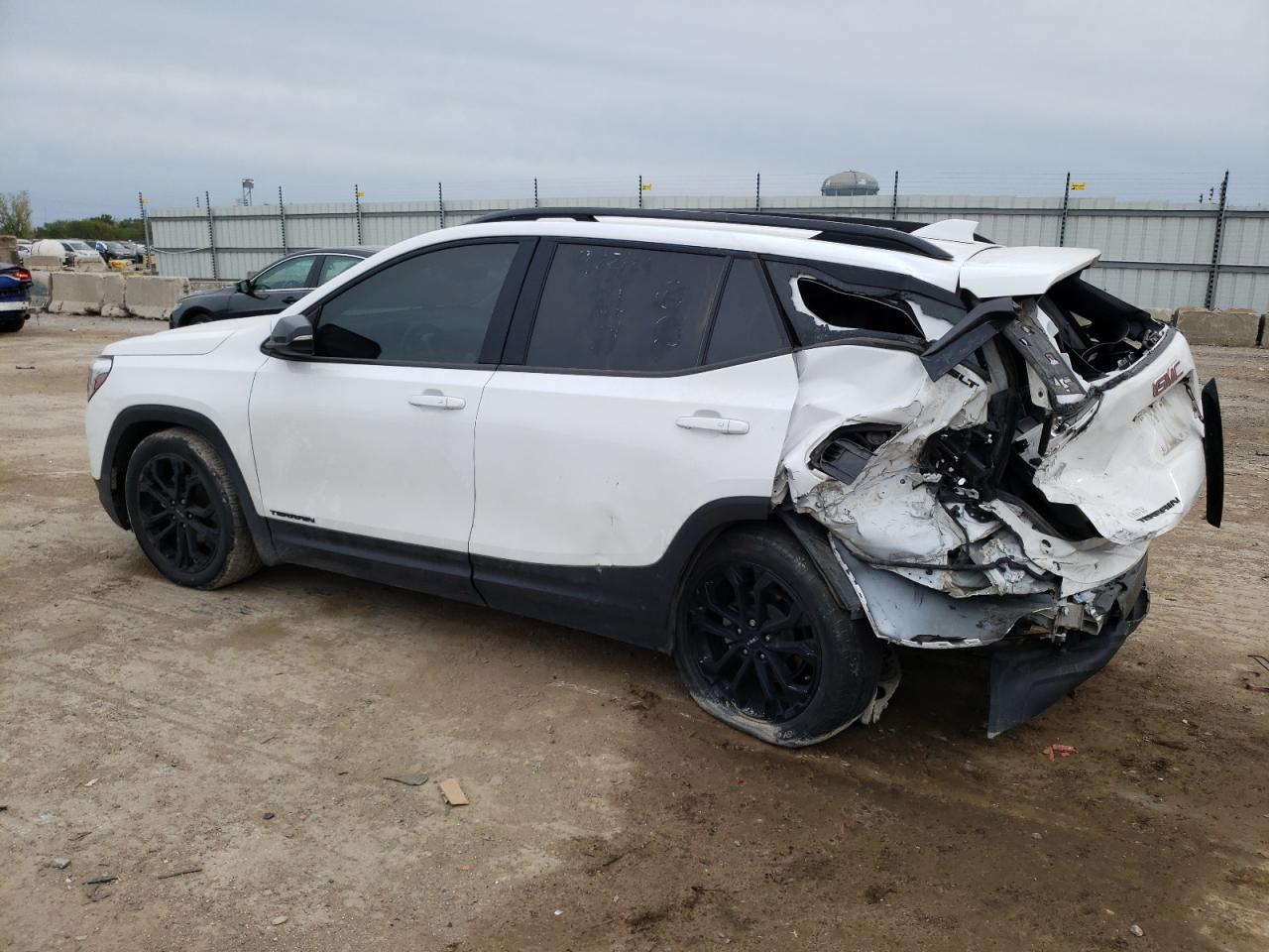 2021 GMC Terrain VIN 3GKALPEV9ML368960 Copart auction photo, side / rear end damage thumbnail 2