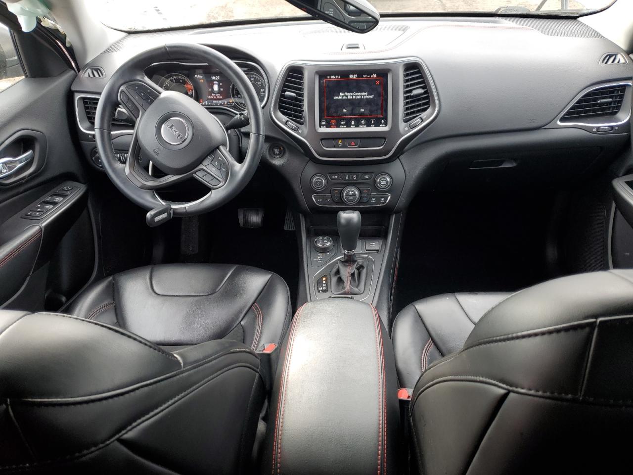 2019 Jeep Cherokee VIN 1C4PJMBX7KD394055 Copart auction photo, front end / side damage thumbnail 8