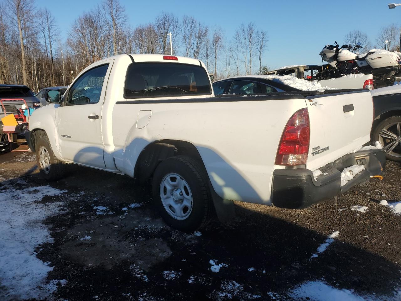 2007 Toyota Tacoma VIN 5TENX22N17Z458193 Copart auction photo, front end / side damage thumbnail 2