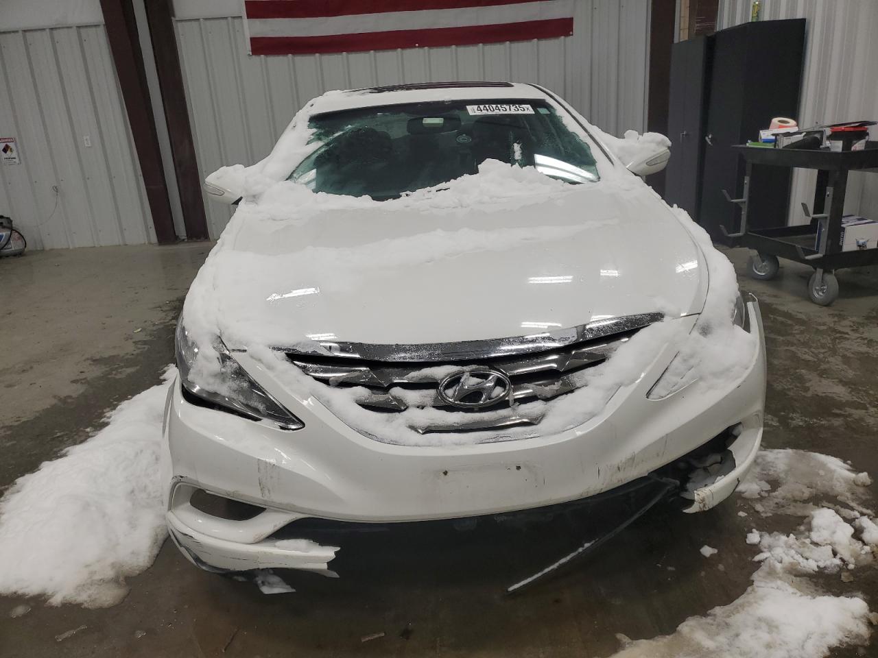 2011 Hyundai Sonata VIN 5NPEC4ABXBH217596 Copart auction photo, front end damage thumbnail 5