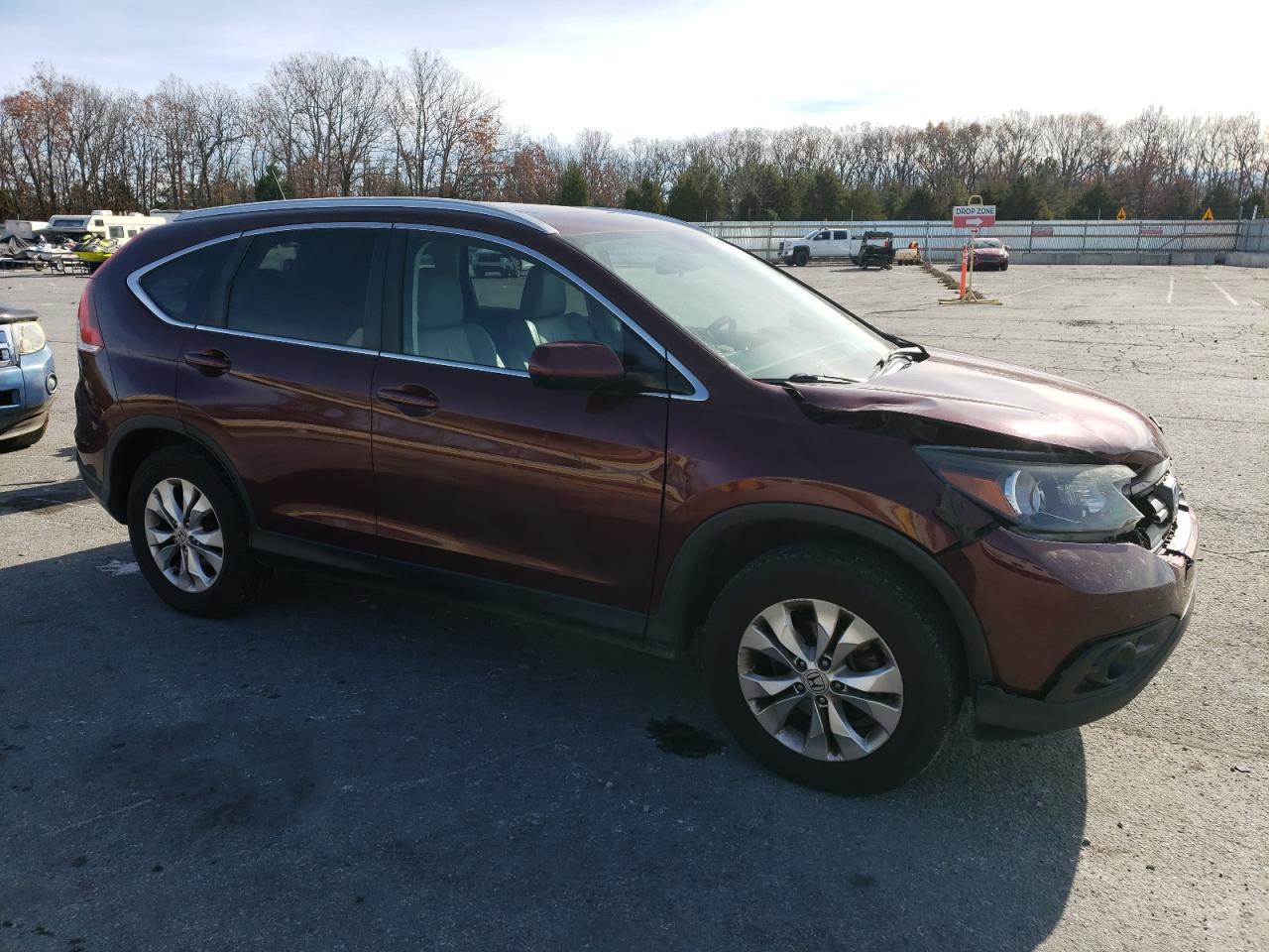 2014 Honda CR-V VIN 5J6RM4H79EL097655 Copart auction photo, front end damage thumbnail 4