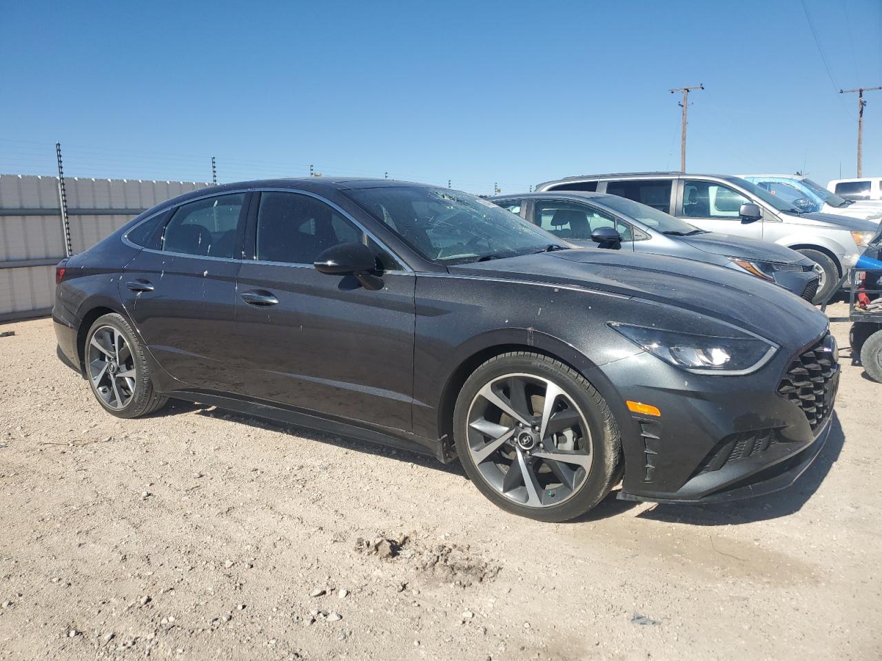 2022 Hyundai Sonata VIN 5NPEJ4J23NH139544 Copart auction photo, front end damage thumbnail 4