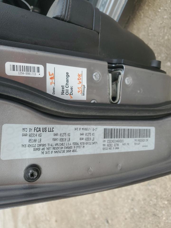 2017 Chrysler 300 VIN 2C3CCAEG1HH645915 Copart auction photo, undercarriage / front end damage thumbnail 13