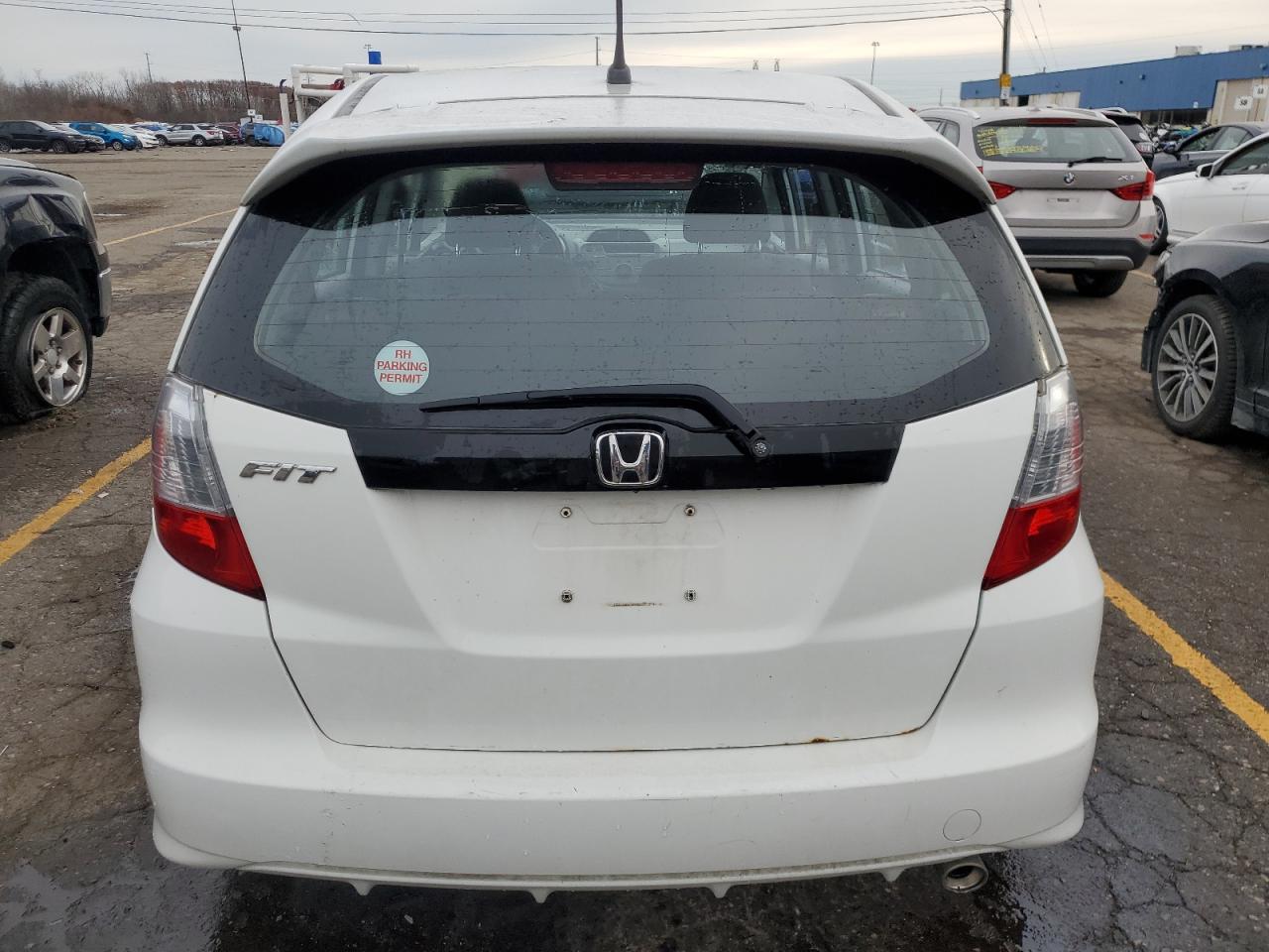 2010 Honda Fit VIN JHMGE8H4XAC027193 Copart auction photo, front end damage thumbnail 6