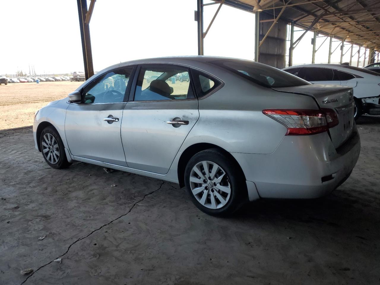 2014 Nissan Sentra VIN 3N1AB7AP8EY314806 Copart auction photo, rear end / side damage thumbnail 2