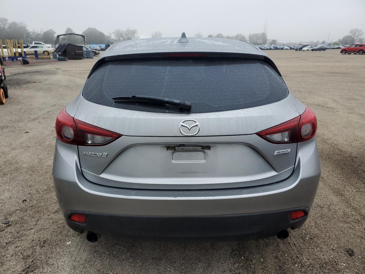 2014 Mazda 3 VIN JM1BM1M35E1190810 Copart auction photo, front end / side damage thumbnail 6