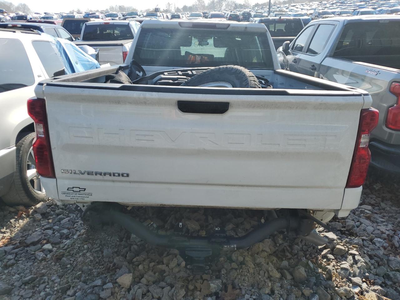 2023 Chevrolet Silverado VIN 3GCUDAED8PG316856 Copart auction photo, rear end / front end damage thumbnail 6