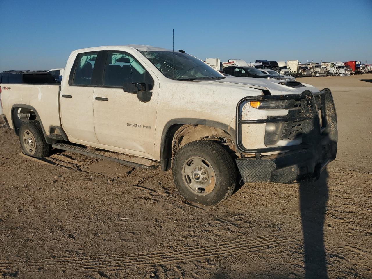 2024 Chevrolet Silverado VIN 1GC5YLE78RF452794 Copart auction photo, rollover / minor dent/scratches damage thumbnail 4