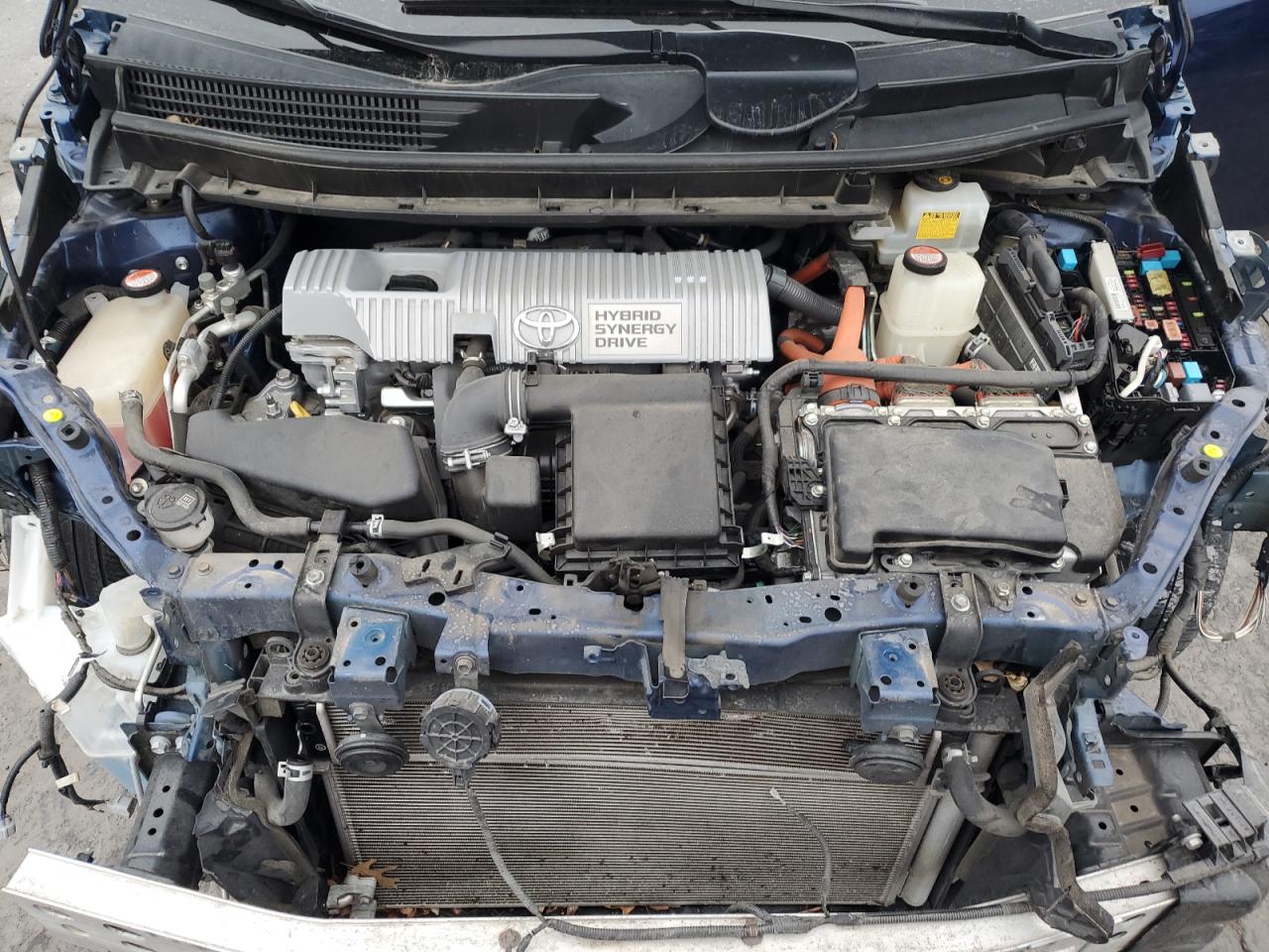 2016 Toyota Prius VIN JTDZN3EUXGJ051001 Copart auction photo, front end / rear end damage thumbnail 11