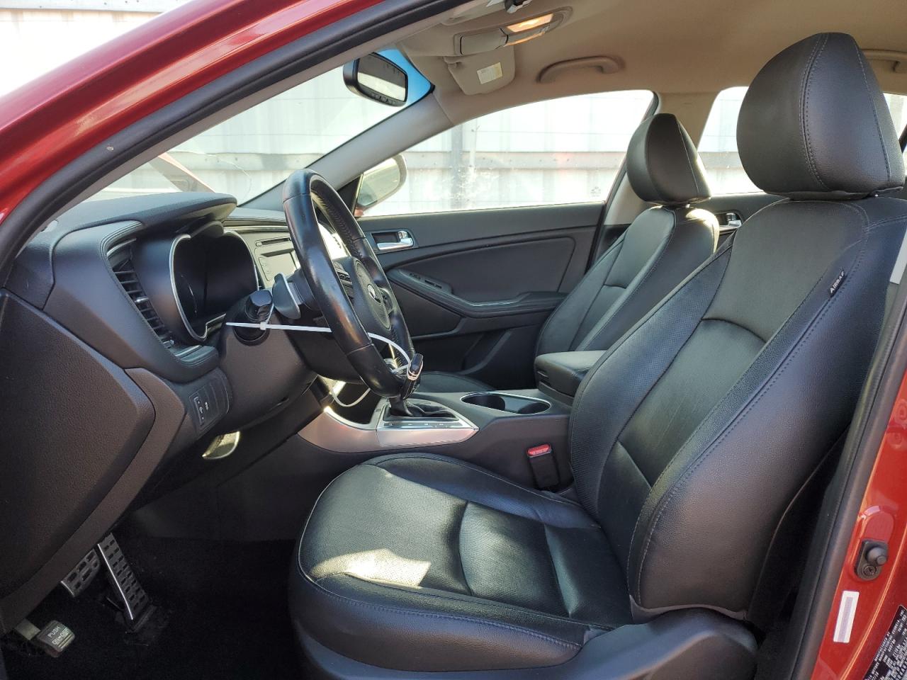 2014 KIA Optima VIN 5XXGR4A63EG335435 Copart auction photo, front end damage thumbnail 7