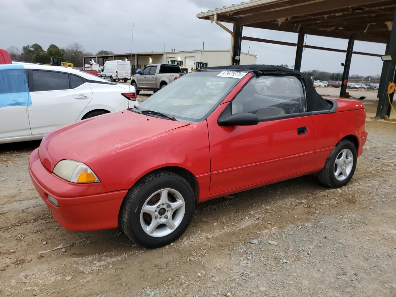 1991 GEO Metro VIN JG1MR3363MK603262 - Copart auction photo