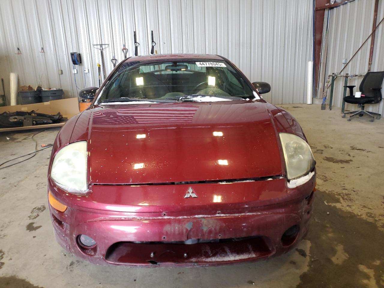 2004 Mitsubishi Eclipse VIN 4A3AC44GX4E051974 Copart auction photo, all over damage thumbnail 5