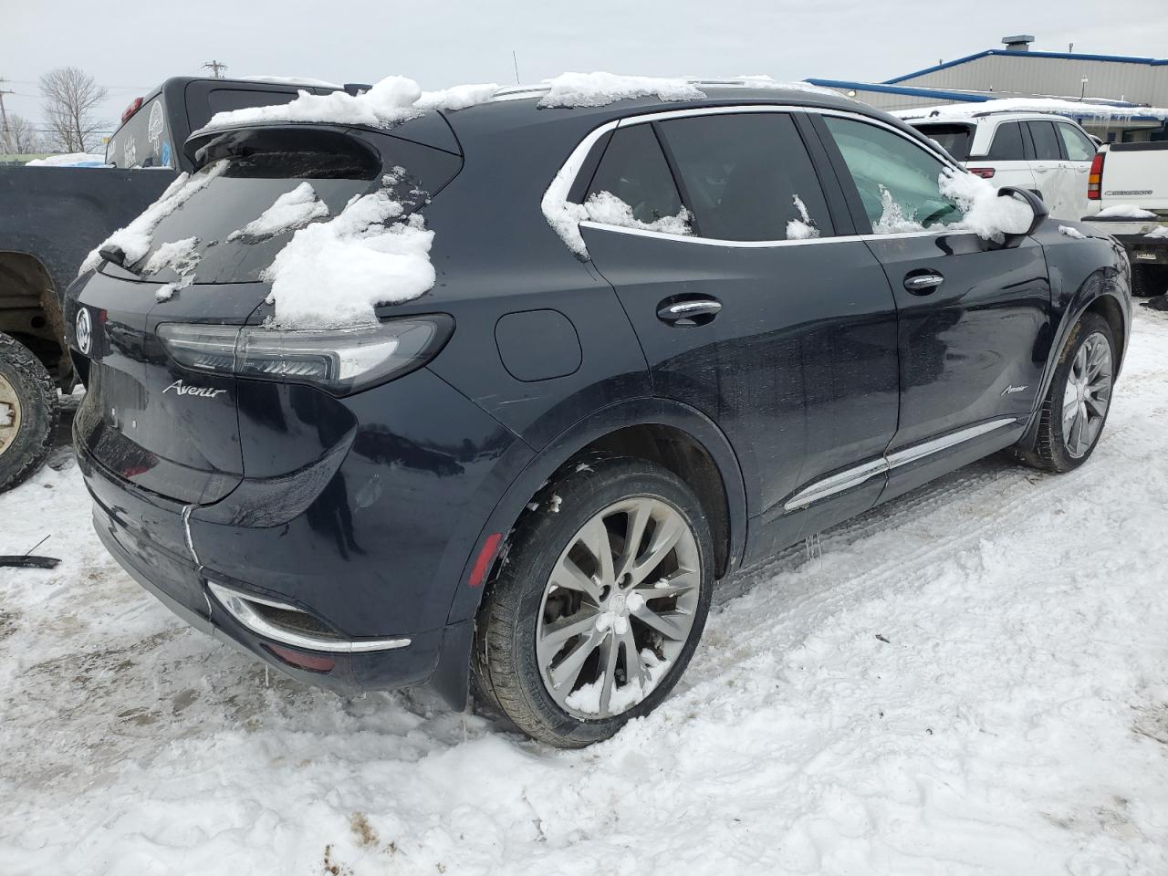 2021 Buick Envision VIN LRBFZRR4XMD142153 Copart auction photo, side / minor dent/scratches damage thumbnail 3