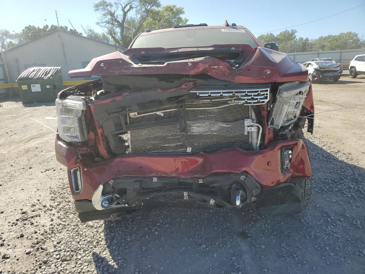 2020 GMC Sierra VIN 1GT49REY3LF179758 Copart auction photo, front end / side damage thumbnail 5