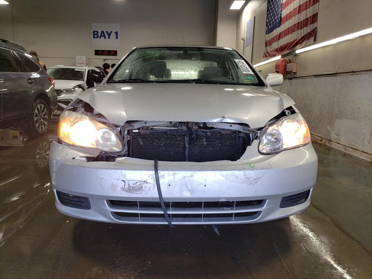 2003 Toyota Corolla VIN 1NXBR38E13Z133634 Copart auction photo, front end / rear end damage thumbnail 5