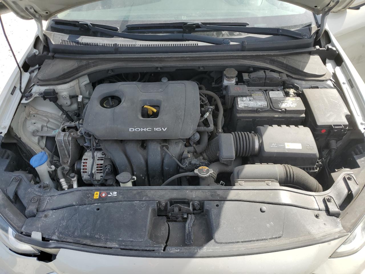 2017 Hyundai Elantra VIN 5NPD74LF3HH127957 Copart auction photo, front end / side damage thumbnail 11