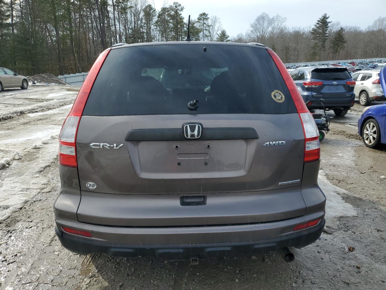 2011 Honda CR-V VIN 5J6RE4H41BL071842 Copart auction photo, front end / side damage thumbnail 6