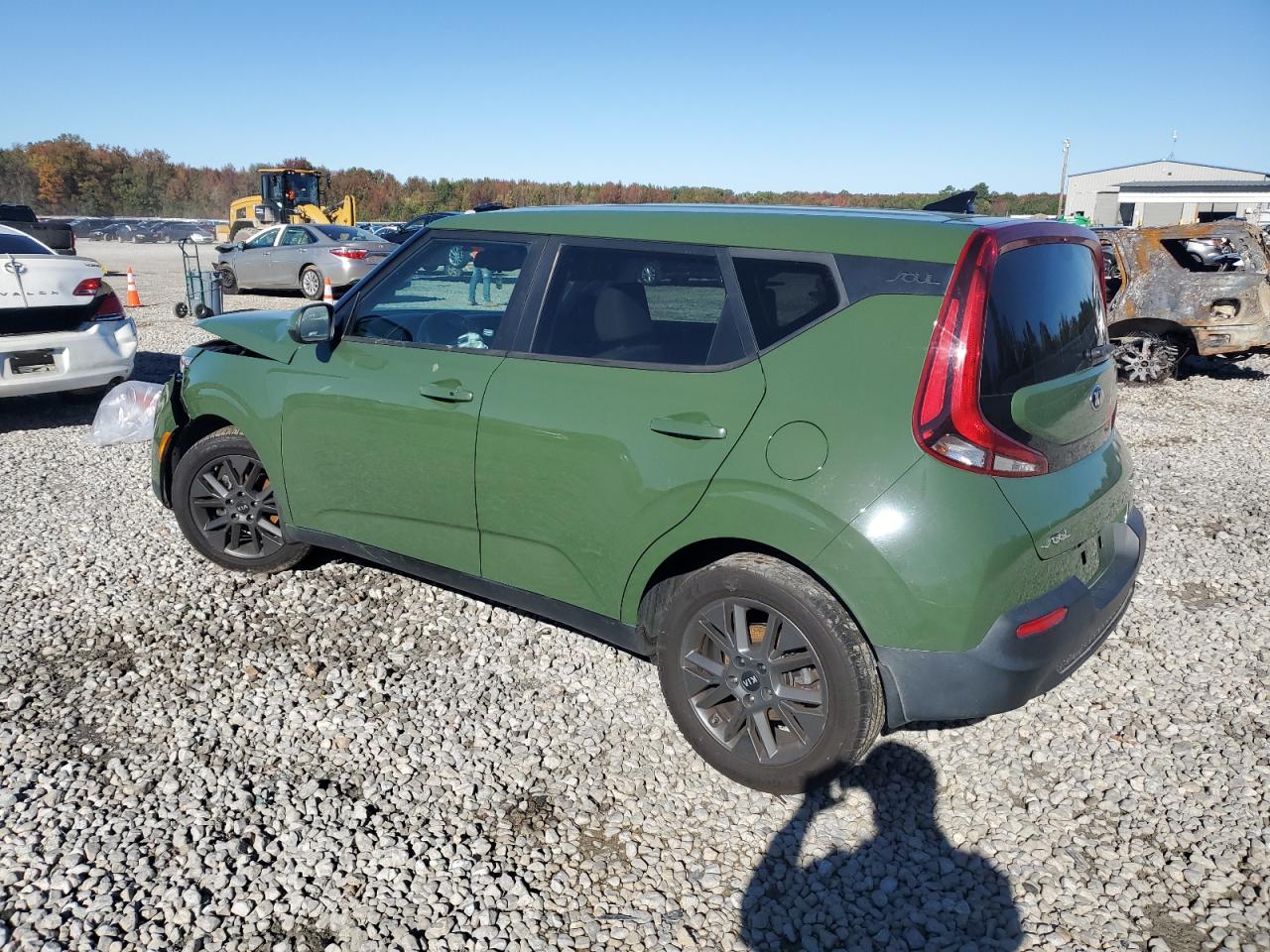 2020 KIA Soul VIN KNDJ33AU1L7099437 Copart auction photo, front end / side damage thumbnail 2