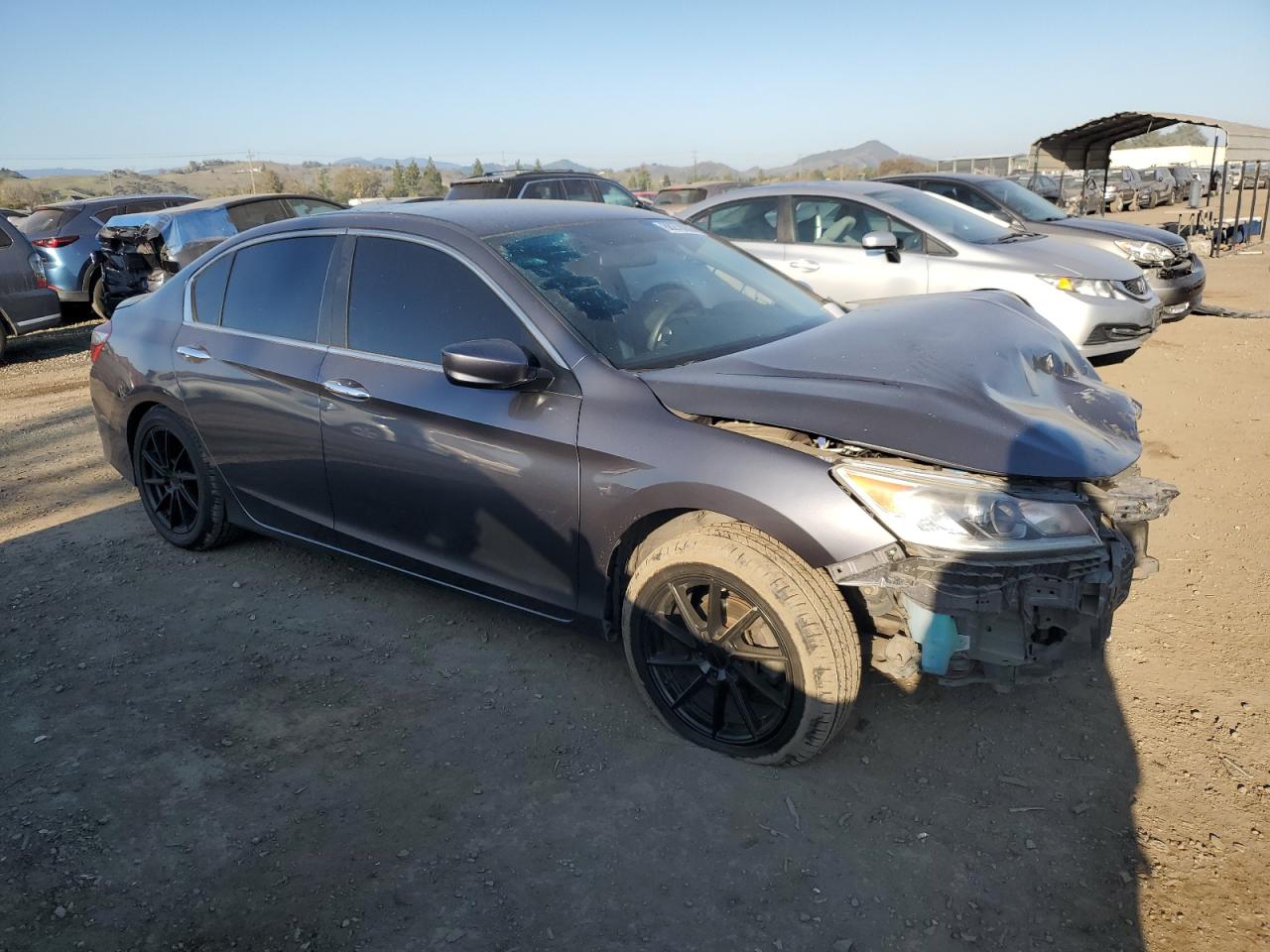 2017 Honda Accord VIN 1HGCR2F3XHA175380 Copart auction photo, all over damage thumbnail 4