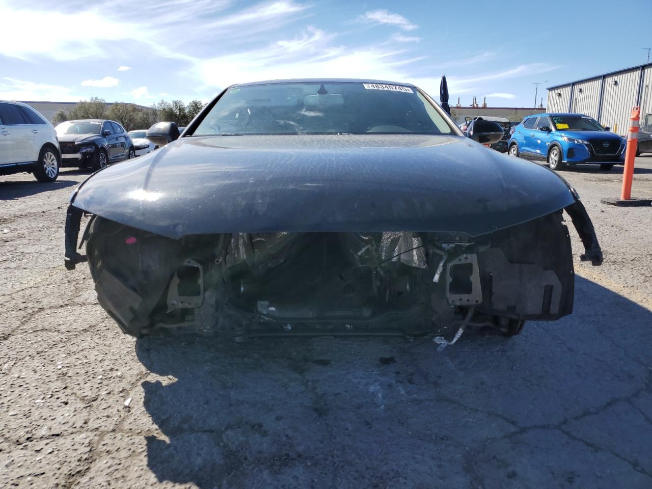 2014 Audi A7 VIN WAU2GAFC1EN153053 Copart auction photo, stripped damage thumbnail 5