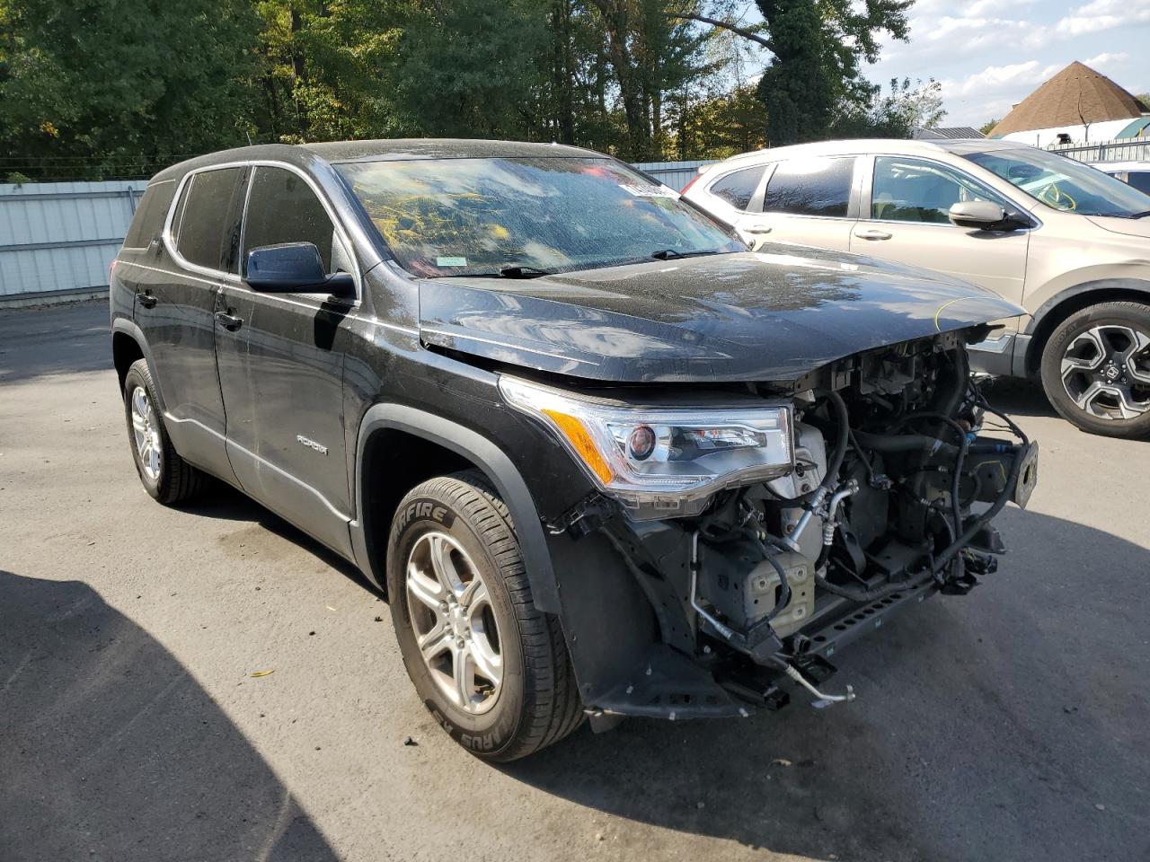 2019 GMC Acadia VIN 1GKKNRLA4KZ294007 Copart auction photo, front end damage thumbnail 4