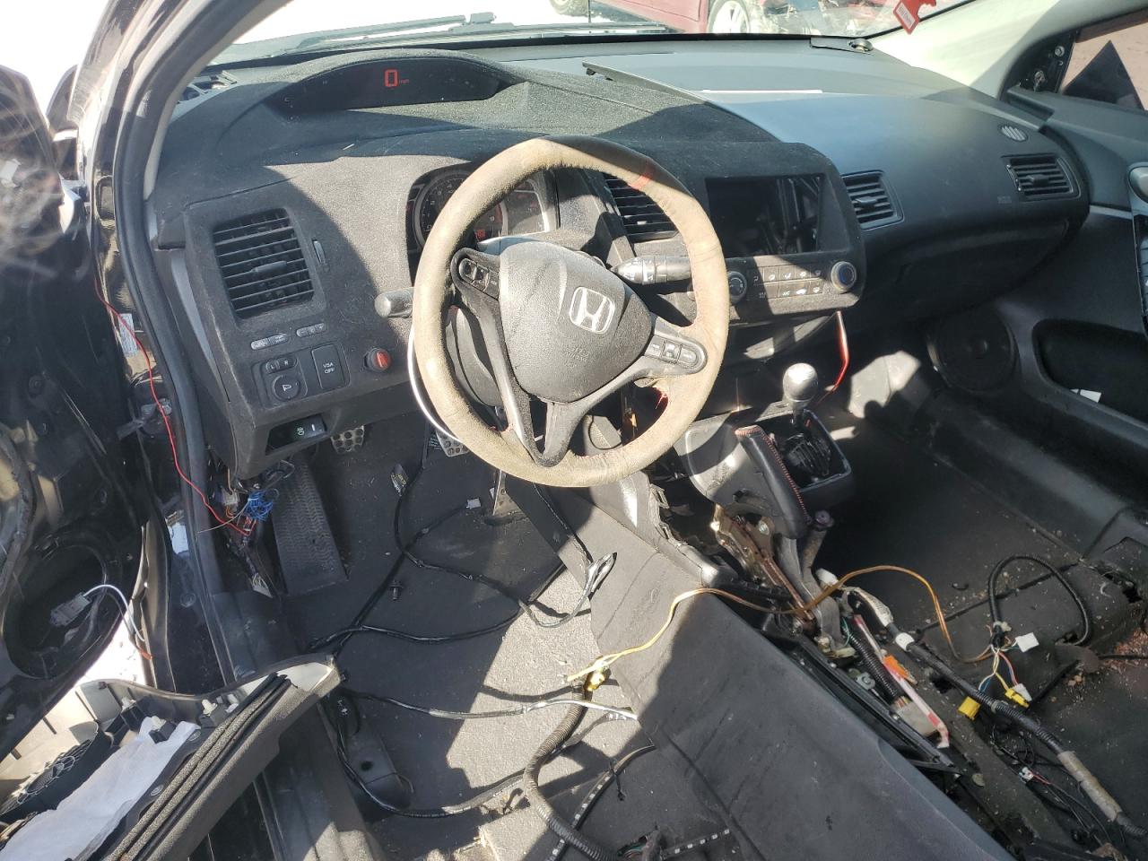 2008 Honda Civic VIN 2HGFG215X8H702475 Copart auction photo, front end / stripped damage thumbnail 8