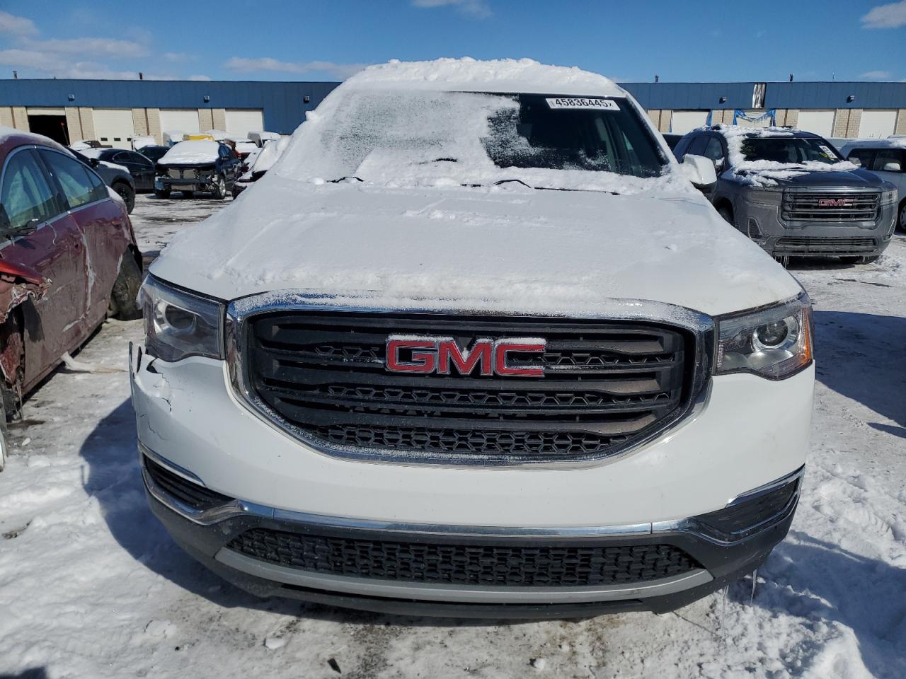 2019 GMC Acadia VIN 1GKKNKLA7KZ293246 Copart auction photo, front end damage thumbnail 5