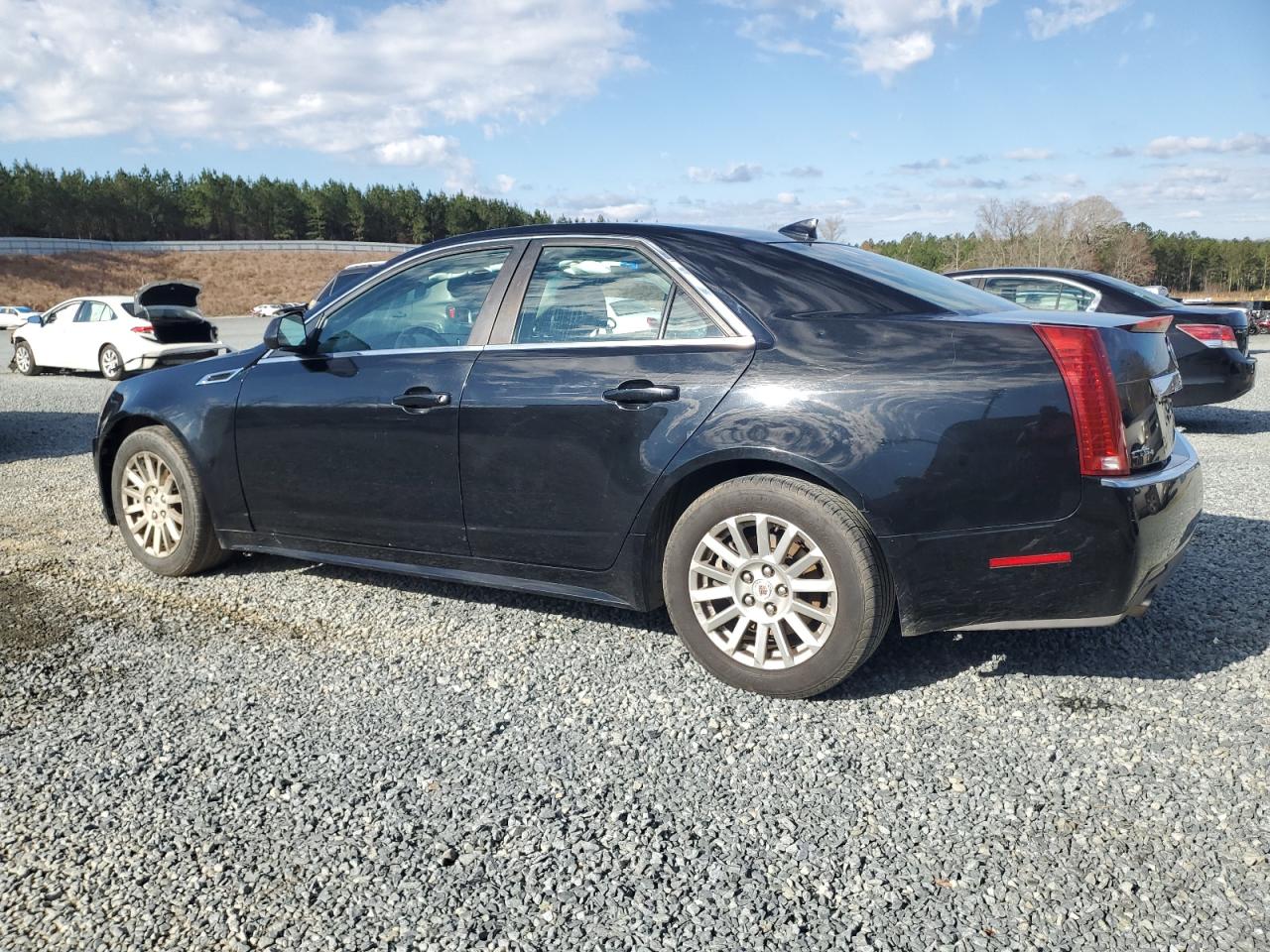 2013 Cadillac CTS VIN 1G6DG5E55D0105401 Copart auction photo, side / front end damage thumbnail 2
