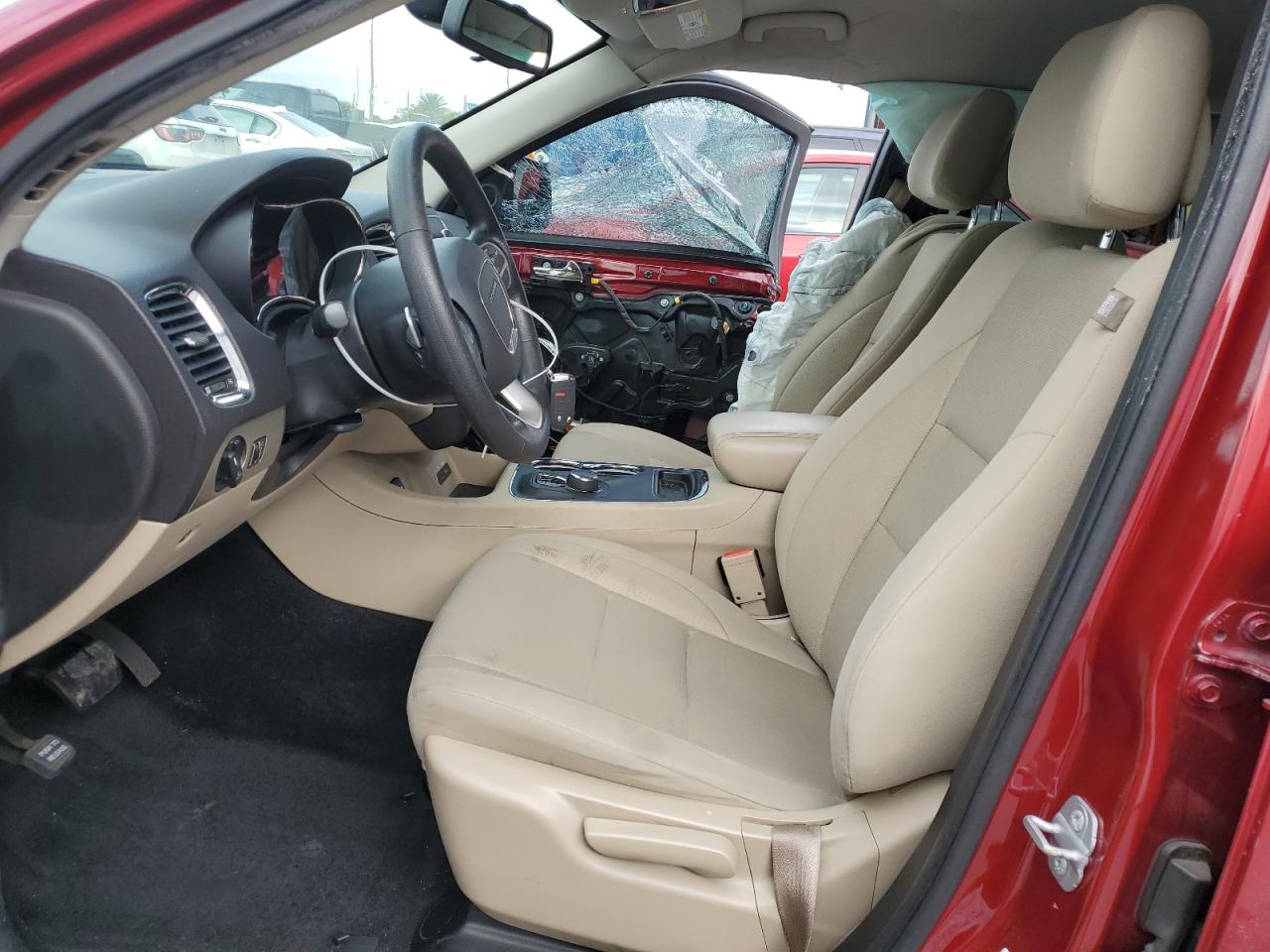 2014 Dodge Durango VIN 1C4RDHAG7EC455116 Copart auction photo, side / undercarriage damage thumbnail 7