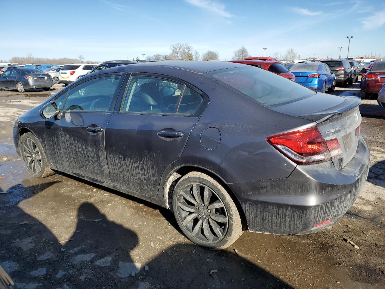 2014 Honda Civic VIN 19XFB2F94EE016271 Copart auction photo, minor dent/scratches damage thumbnail 2