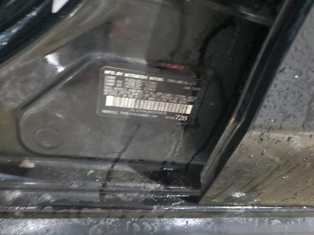 2017 Mitsubishi Mirage VIN ML32A3HJ9HH009476 Copart auction photo, front end / rear end damage thumbnail 14