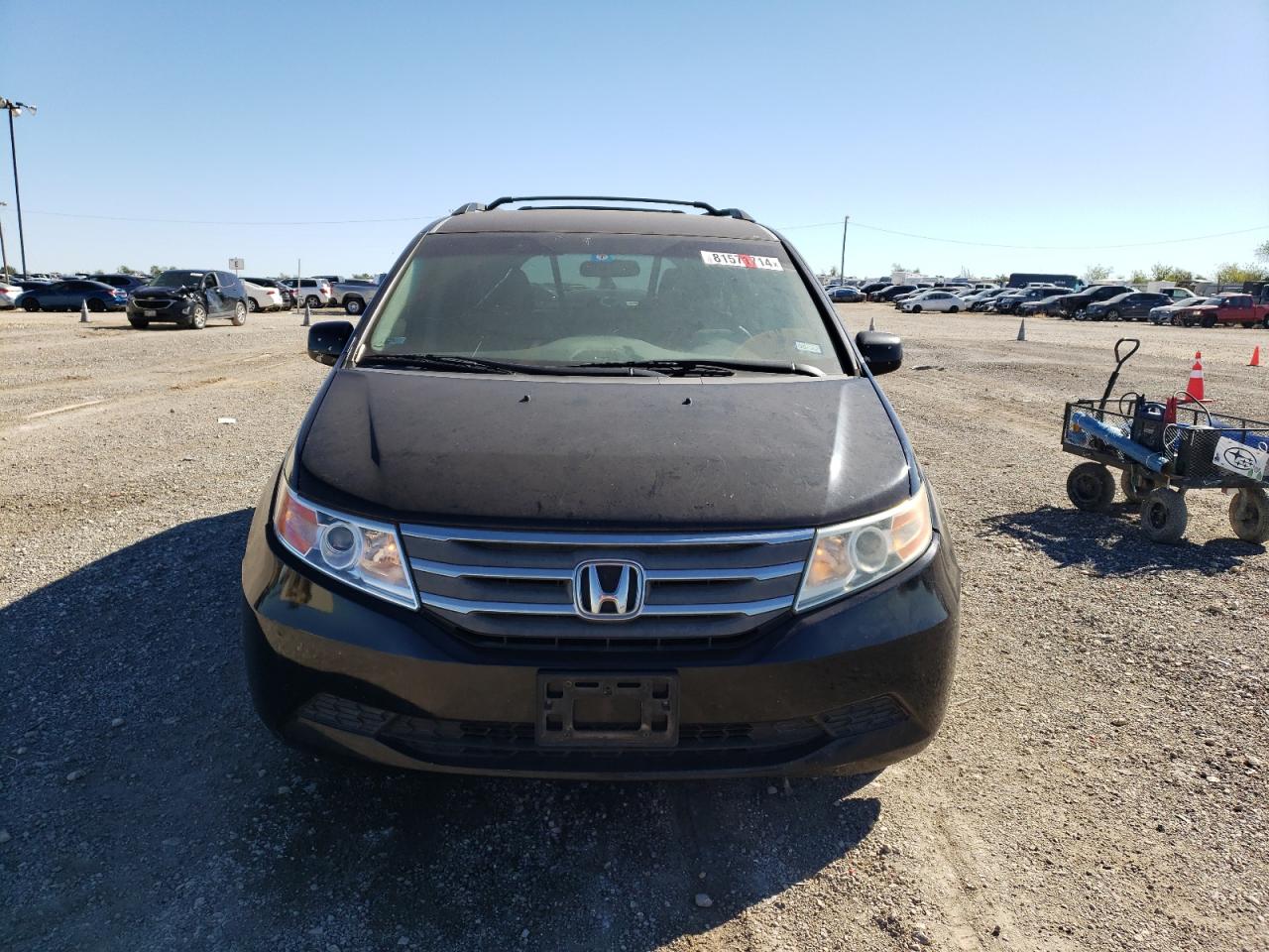 2012 Honda Odyssey VIN 5FNRL5H40CB017552 Copart auction photo, mechanical / side damage thumbnail 5