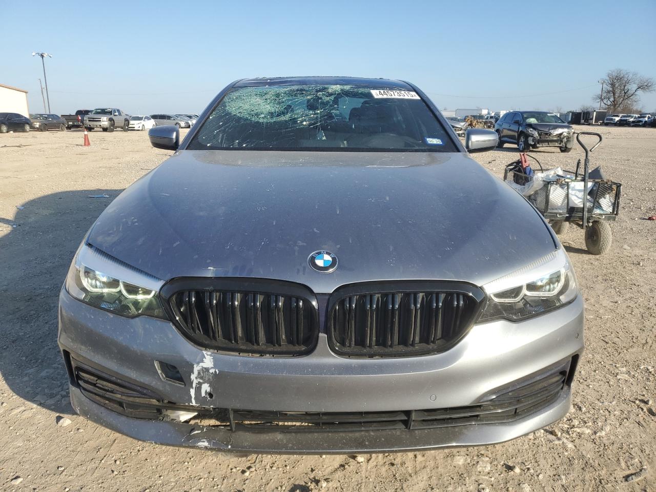 2019 BMW 5er VIN WBAJA5C57KBX88110 Copart auction photo, front end damage thumbnail 5