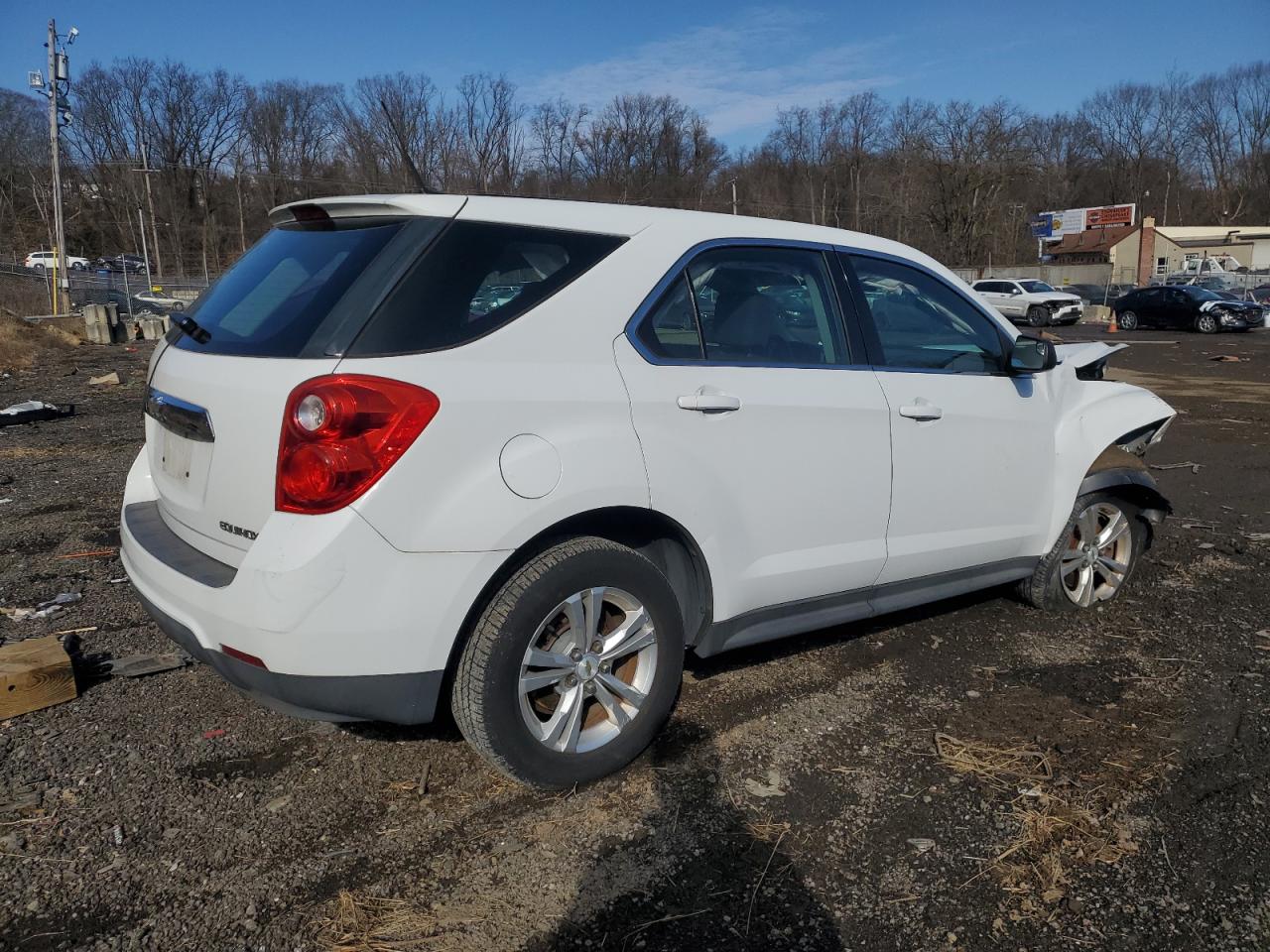 2012 Chevrolet Equinox VIN 2GNALBEK6C1310252 Copart auction photo, front end / undercarriage damage thumbnail 3