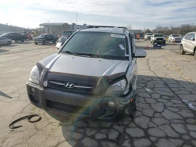 2005 Hyundai Tucson VIN KM8JN12D25U185773 Copart auction photo, side / front end damage thumbnail 12
