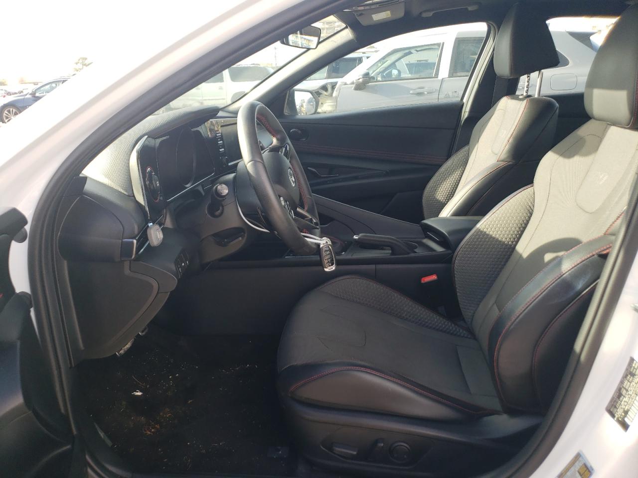 2022 Hyundai Elantra VIN KMHLR4AFXNU370266 Copart auction photo, water/flood damage thumbnail 7
