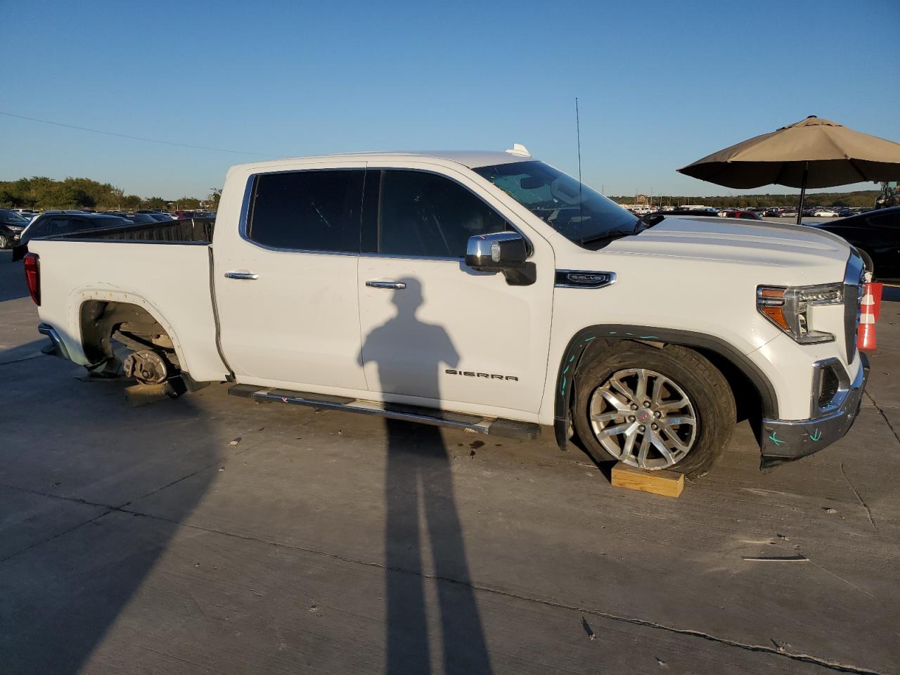 2019 GMC Sierra VIN 1GTP8DED8KZ146543 Copart auction photo, undercarriage damage thumbnail 4
