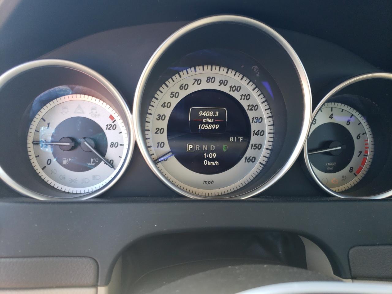 2014 Mercedes-Benz C-klasse VIN WDDGF8AB7ER302339 Copart auction photo, front end damage thumbnail 9
