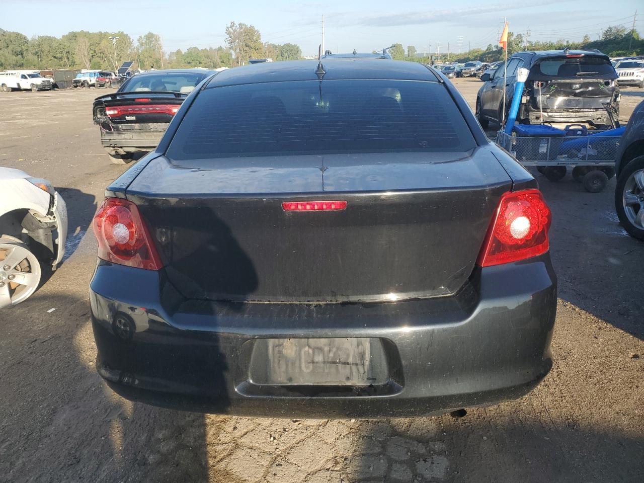 2011 Dodge Avenger VIN 1B3BD1FBXBN556920 Copart auction photo, hail damage thumbnail 6