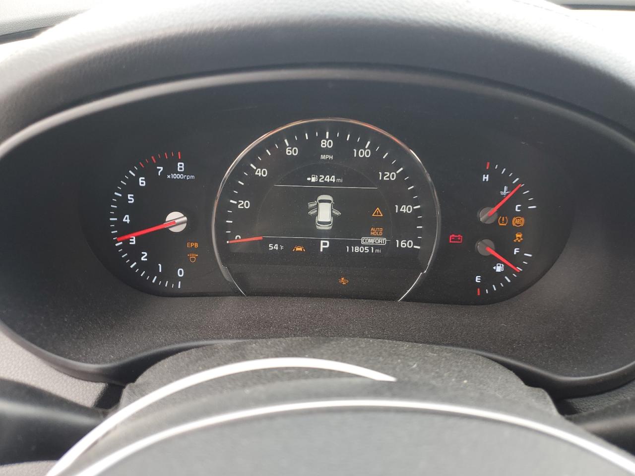 2019 KIA Sorento VIN 5XYPK4A56KG504625 Copart auction photo, front end / side damage thumbnail 9
