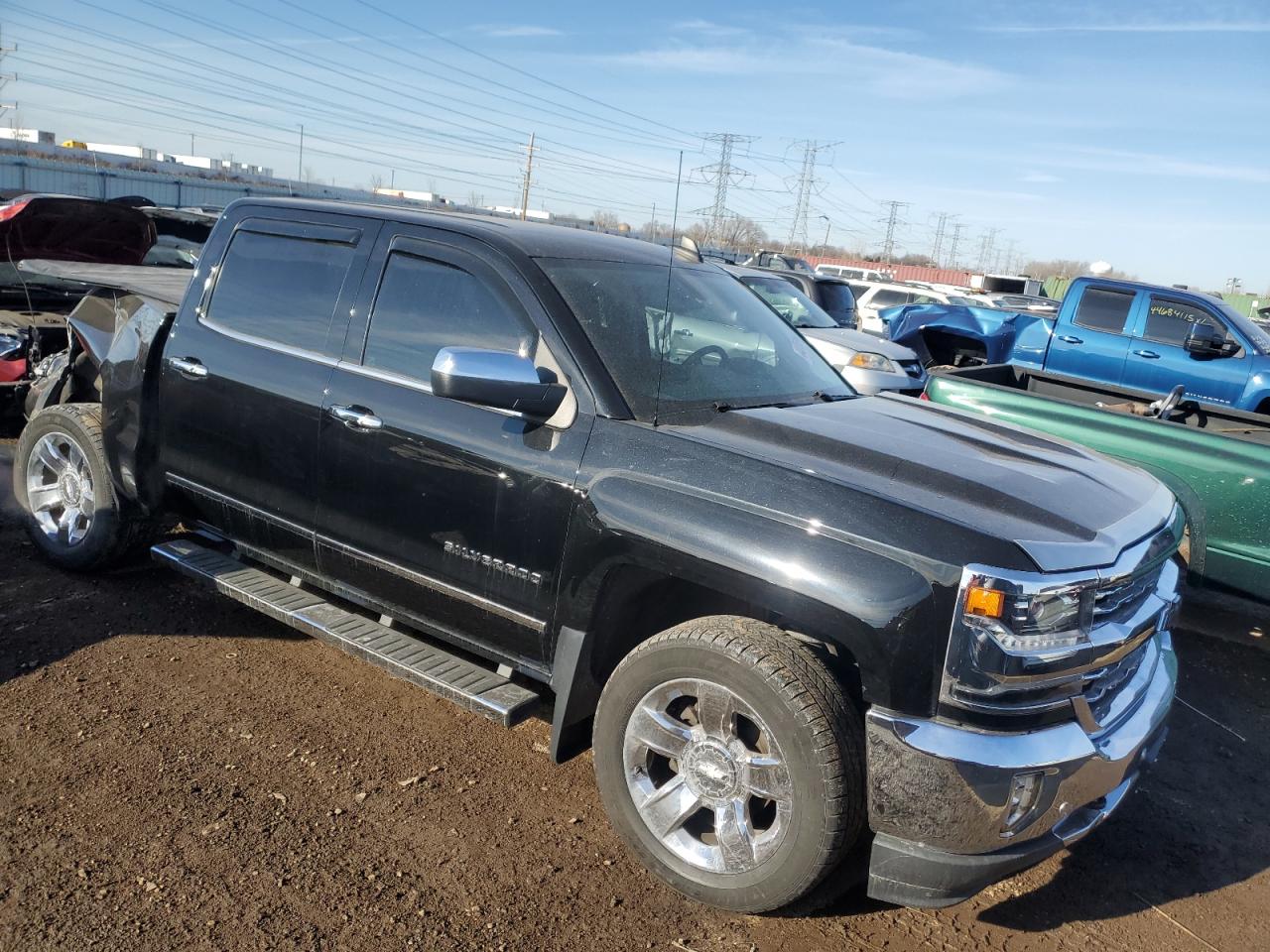 2017 Chevrolet Silverado VIN 3GCUKSEC9HG370851 Copart auction photo, all over / rear end damage thumbnail 4
