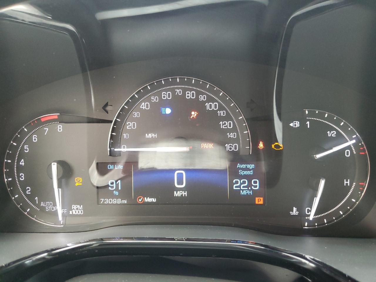 2019 Cadillac XT5 VIN 1GYKNDRS3KZ262108 Copart auction photo, front end damage thumbnail 9